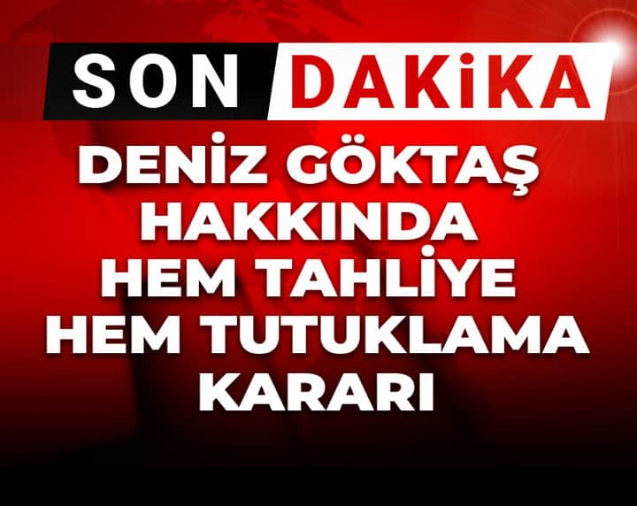Son Dakika | Komedyen Deniz Göktaş hakkında hem tahliye hem tutuklama kararı Son Dakika | Komedyen Deniz Göktaş hakkında hem tahliye hem tutuklama kararı