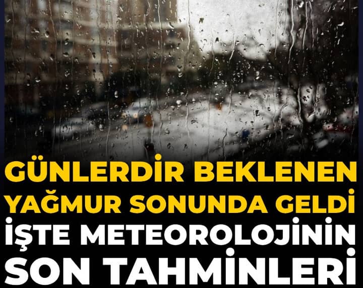 Günlerdir beklenen yağmurlu hava yurda giriş yaptı! İşte meteorolojinin son tahminleri Günlerdir beklenen yağmurlu hava yurda giriş yaptı! İşte meteorolojinin son tahminleri