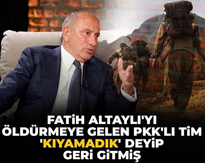 Fatih Altaylı'yı öldürmeye gelen PKK'lı tim 'kıyamadık' deyip geri gitmiş Fatih Altaylı'yı öldürmeye gelen PKK'lı tim 'kıyamadık' deyip geri gitmiş