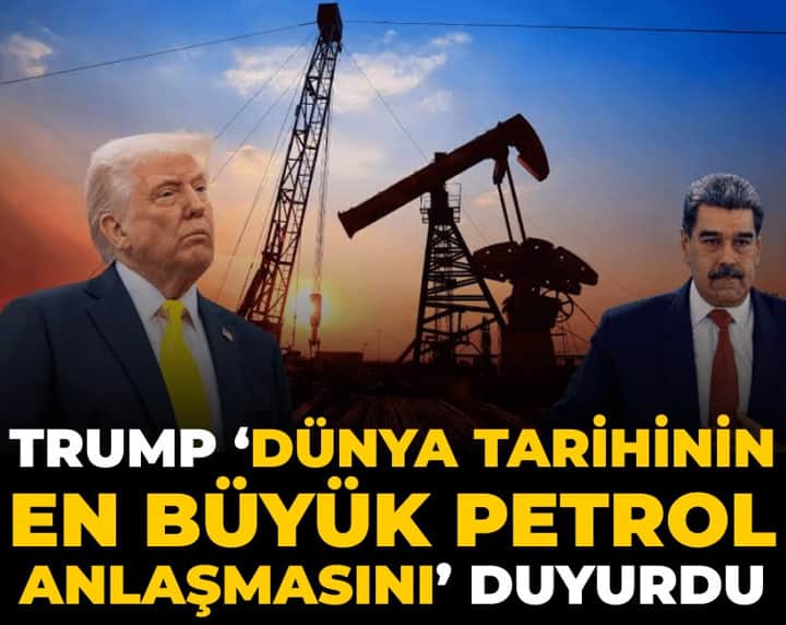Trump "Dünya tarihinin en büyük petrol anlaşmasını" duyurdu Trump "Dünya tarihinin en büyük petrol anlaşmasını" duyurdu