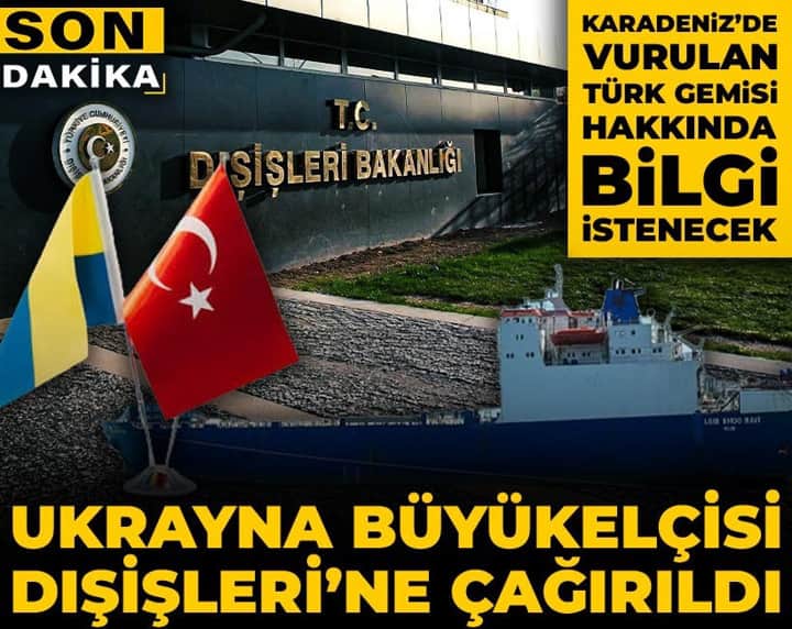 Son Dakika | Ukrayna'nın Ankara Büyükelçisi Dışişleri Bakanlığı'na çağrıldı! Son Dakika | Ukrayna'nın Ankara Büyükelçisi Dışişleri Bakanlığı'na çağrıldı!