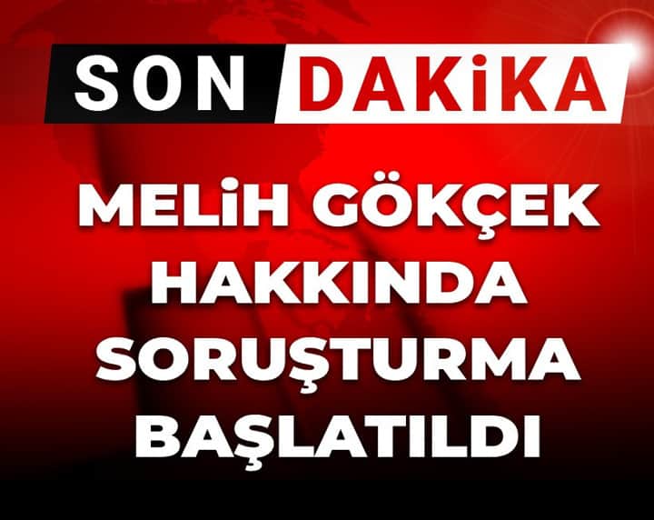 Son Dakika| Melih Gökçek hakkında soruşturma başlatıldı Son Dakika| Melih Gökçek hakkında soruşturma başlatıldı