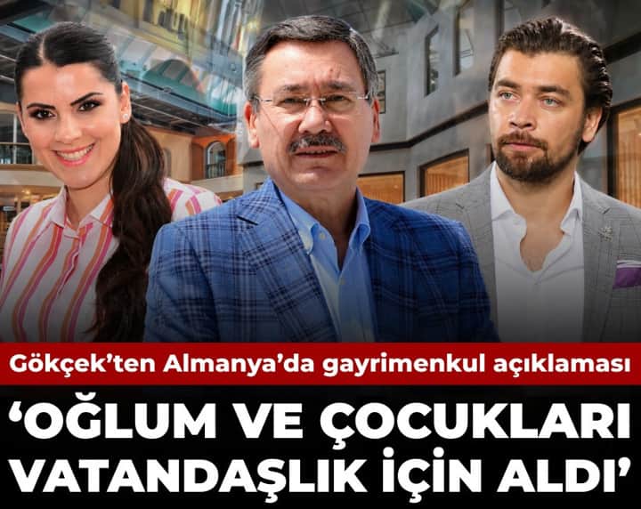 Melih Gökçek'ten soruşturma açıklaması: Oğlum Alman vatandaşlığı için aldı Melih Gökçek'ten soruşturma açıklaması: Oğlum Alman vatandaşlığı için aldı