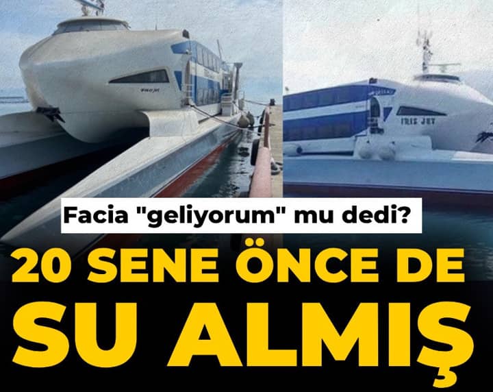 Girne'deki gemi faciası "geliyorum" mu dedi? 20 sene önce de su almış Girne'deki gemi faciası "geliyorum" mu dedi? 20 sene önce de su almış