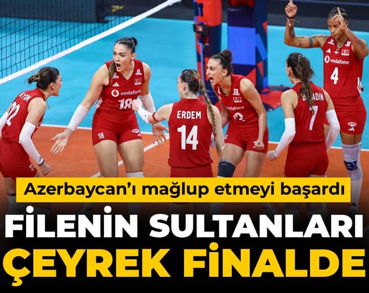 Harikasınız Filenin Sultanları: Çeyrek finaldeyiz! Rakibimiz de belli oldu Harikasınız Filenin Sultanları: Çeyrek finaldeyiz! Rakibimiz de belli oldu