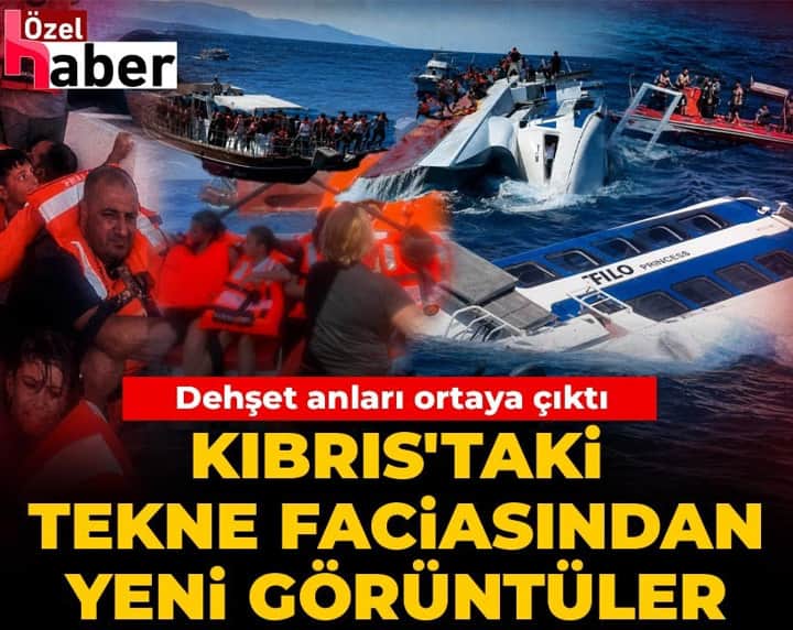 Son Dakika | Kıbrıs'taki tekne faciasından yeni görüntüler: Dehşet anları ortaya çıktı Son Dakika | Kıbrıs'taki tekne faciasından yeni görüntüler: Dehşet anları ortaya çıktı