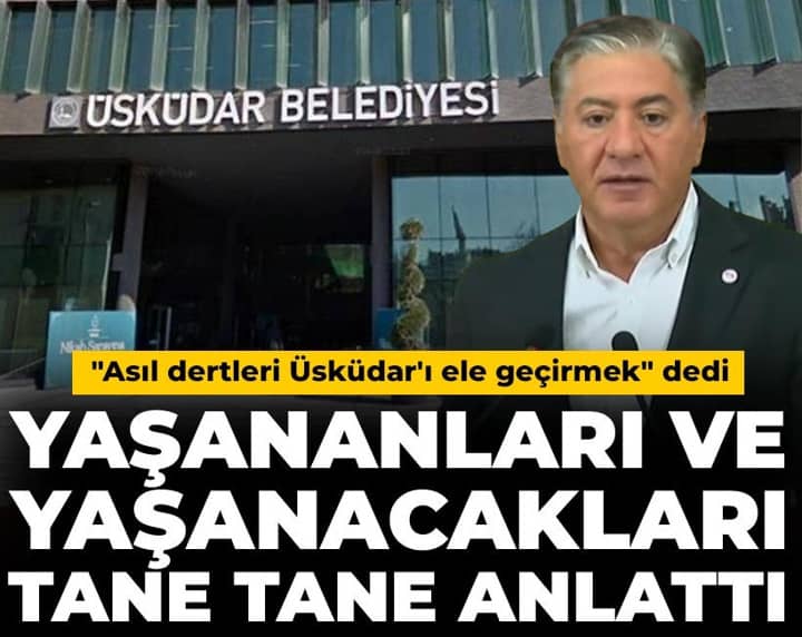 Son dakika | "Asıl dertleri Üsküdar'ı ele geçirmek" dedi yaşananları ve yaşanacakları tane tane anlattı Son dakika | "Asıl dertleri Üsküdar'ı ele geçirmek" dedi yaşananları ve yaşanacakları tane tane anlattı