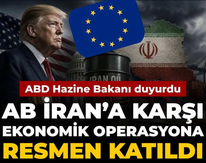 İran'a karşı cephe genişliyor: AB ABD'nin yanında resmen katıldı İran'a karşı cephe genişliyor: AB ABD'nin yanında resmen katıldı