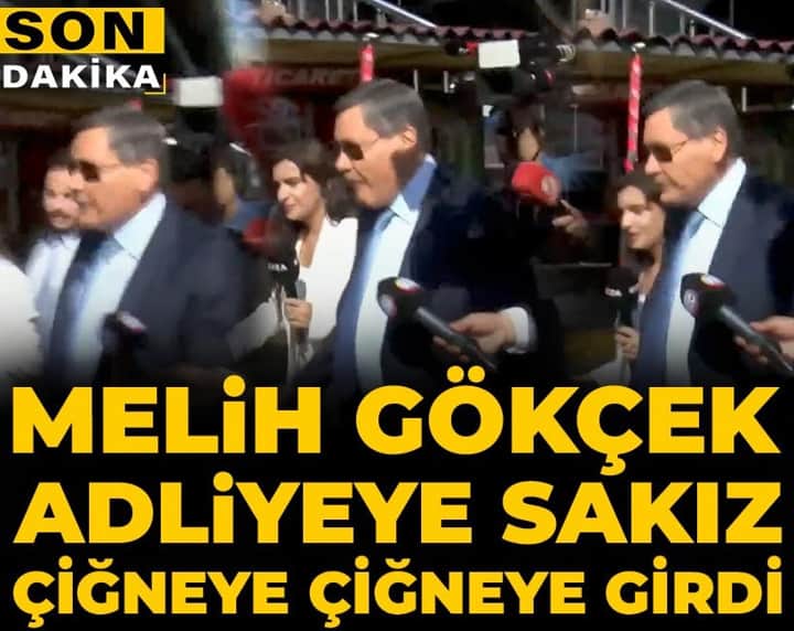 Son Dakika | Melih Gökçek ifade vermek üzere adliyeye geldi Son Dakika | Melih Gökçek ifade vermek üzere adliyeye geldi