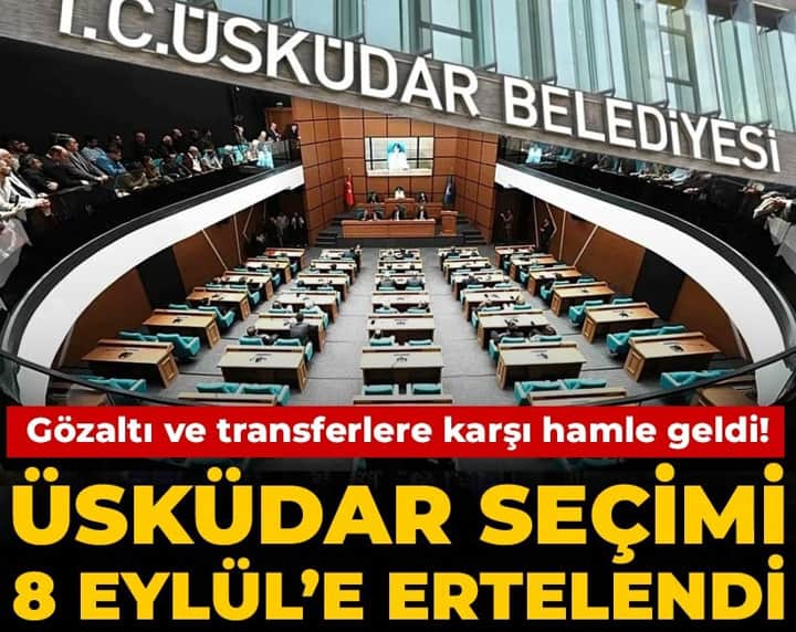 Son dakika | Üsküdar seçimi ertelendi! Meclis üyeleri seçime katılmadı Son dakika | Üsküdar seçimi ertelendi! Meclis üyeleri seçime katılmadı