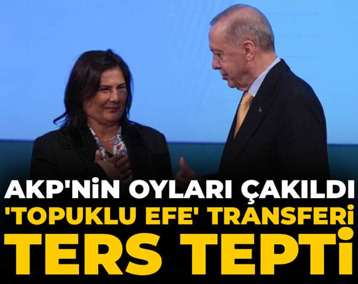 'Topuklu Efe' transferi ters tepti: AKP'nin oyları çakıldı 'Topuklu Efe' transferi ters tepti: AKP'nin oyları çakıldı