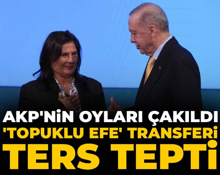 'Topuklu Efe' transferi ters tepti: AKP'nin oyları çakıldı 'Topuklu Efe' transferi ters tepti: AKP'nin oyları çakıldı