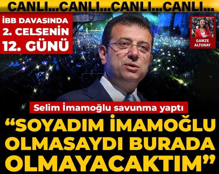 İBB davasında 2. celsenin 12. günü: Tutuksuz sanıkların savunmaları dinleniyor İBB davasında 2. celsenin 12. günü: Tutuksuz sanıkların savunmaları dinleniyor