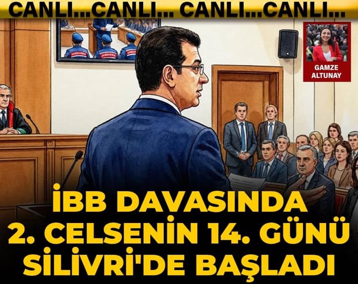 İBB davasında 2. celsenin 14. günü: Tutuksuz sanıkların savunmaları alınıyor İBB davasında 2. celsenin 14. günü: Tutuksuz sanıkların savunmaları alınıyor