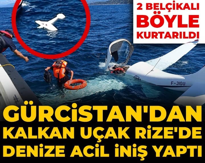 Son dakika | Gürcistan'dan kalkan uçak Rize'de denize acil iniş yaptı! Son dakika | Gürcistan'dan kalkan uçak Rize'de denize acil iniş yaptı!
