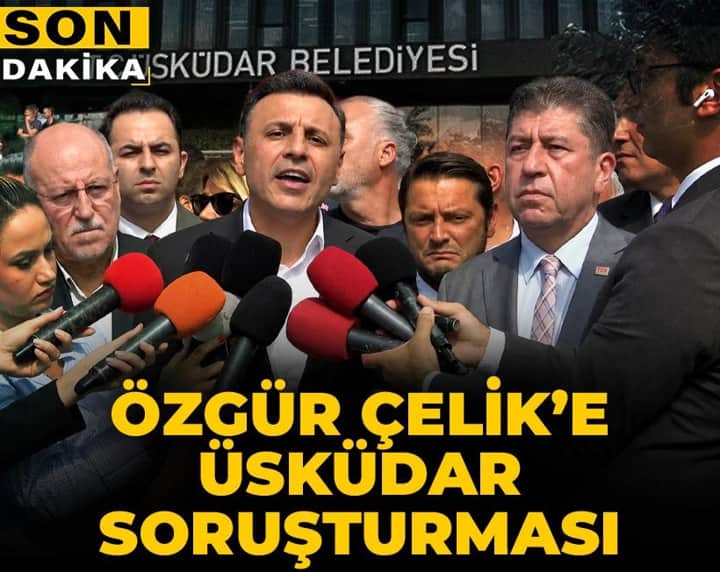 Son dakika | Özgür Çelik hakkında soruşturma açıldı Son dakika | Özgür Çelik hakkında soruşturma açıldı
