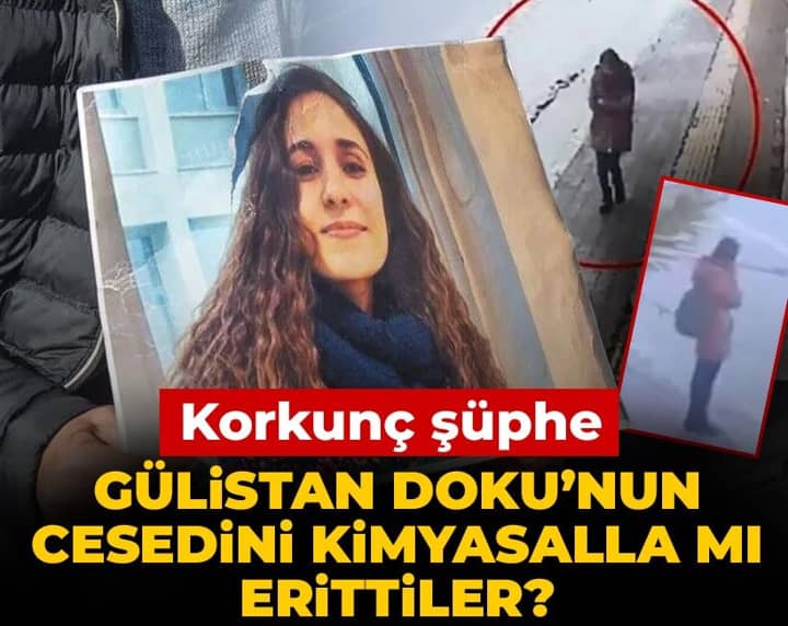 Son Dakika | Bakan Gürlek'ten Gülistan Doku açıklaması: Kimyasal maddeyle ortadan kaldırılmış olabilir Son Dakika | Bakan Gürlek'ten Gülistan Doku açıklaması: Kimyasal maddeyle ortadan kaldırılmış olabilir