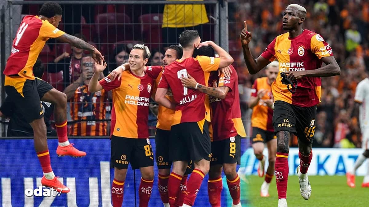 Galatasaray Göztepe'yi Osimhen'le devirdi Galatasaray Göztepe'yi Osimhen'le devirdi