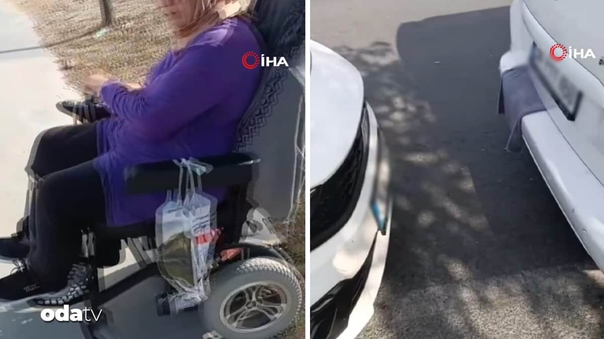 Engelli vatandaş ihbar etti: Geçişi kapatan araca ders gibi ceza Engelli vatandaş ihbar etti: Geçişi kapatan araca ders gibi ceza
