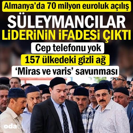 Süleymancılar lideri Alihan Kuriş'in ifadesi çıktı: 157 ülkede gizli ağ Süleymancılar lideri Alihan Kuriş'in ifadesi çıktı: 157 ülkede gizli ağ