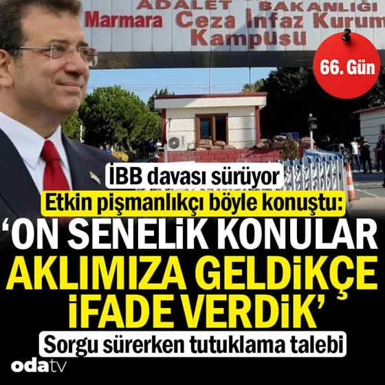 İBB davası 66. gün: Etkin pişmanlıkçı Seyfi Beyaz: On senelik konular, aklımıza geldikçe gittik İBB davası 66. gün: Etkin pişmanlıkçı Seyfi Beyaz: On senelik konular, aklımıza geldikçe gittik