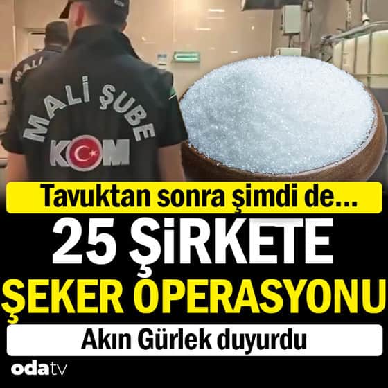 İstanbul merkezli şeker soruşturması: 8 ilde eş zamanlı operasyon... 25 şirkete yönelik arama kararı İstanbul merkezli şeker soruşturması: 8 ilde eş zamanlı operasyon... 25 şirkete yönelik arama kararı