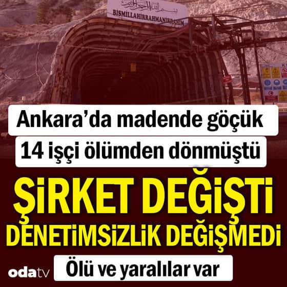 Ankara'da maden ocağında göçük Ankara'da maden ocağında göçük
