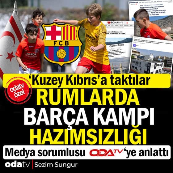 Barcelona’nın KKTC’deki futbol kampı Rum basınını ayağa kaldırdı... 'Kuzey Kıbrıs' ifadesini hazmedemediler... Akademinin medya sorumlusu Odatv'ye konuştu Barcelona’nın KKTC’deki futbol kampı Rum basınını ayağa kaldırdı... 'Kuzey Kıbrıs' ifadesini hazmedemediler... Akademinin medya sorumlusu Odatv'ye konuştu