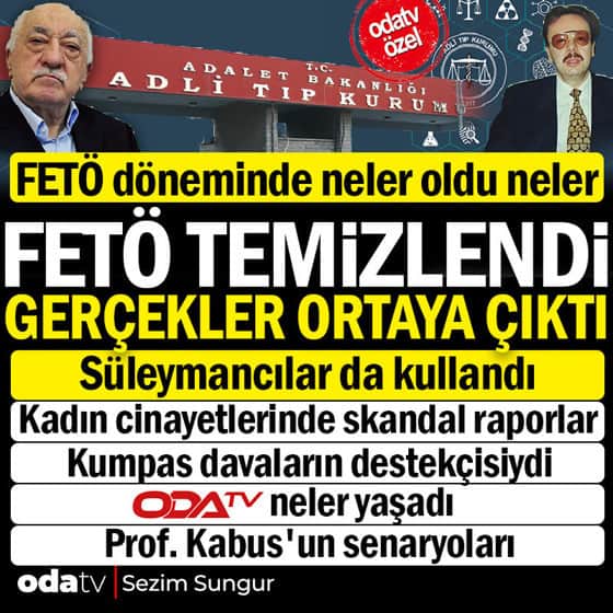 Adli Tıp'ın FETÖ dönemindeki karanlık arşivi... Süleymancılar da kullandı Adli Tıp'ın FETÖ dönemindeki karanlık arşivi... Süleymancılar da kullandı