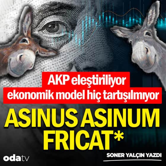 AKP eleştiriliyor, ekonomik model hiç tartışılmıyor: Asinus asinum fiıcat* AKP eleştiriliyor, ekonomik model hiç tartışılmıyor: Asinus asinum fiıcat*