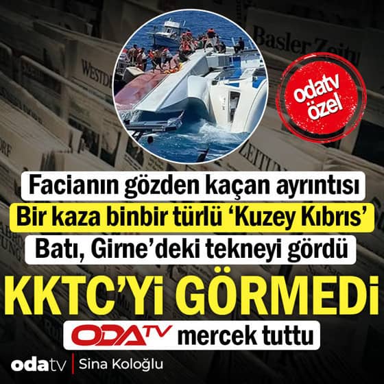 Batı, Girne'deki tekneyi gördü KKTC'Yİ görmedi Batı, Girne'deki tekneyi gördü KKTC'Yİ görmedi