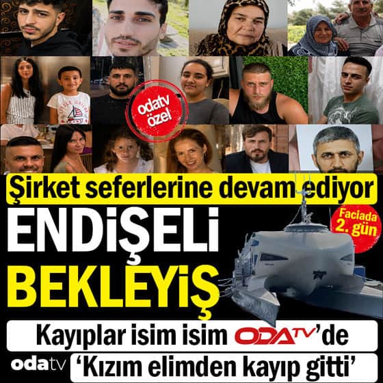 Filo Jet faciasında 18 kişi aranıyor... Kayıplar isim isim Odatv'de... Şirket seferlere devam ediyor Filo Jet faciasında 18 kişi aranıyor... Kayıplar isim isim Odatv'de... Şirket seferlere devam ediyor