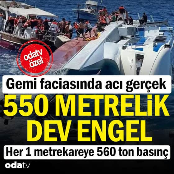 Gemi faciasında acı gerçek: 550 metrelik dev engel Gemi faciasında acı gerçek: 550 metrelik dev engel