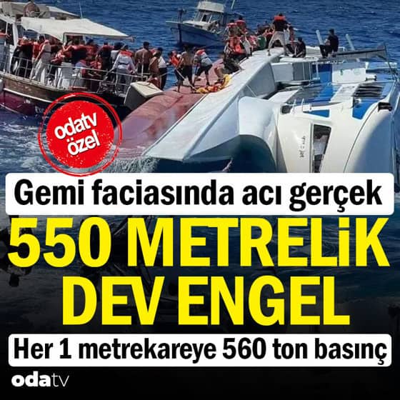 Gemi faciasında acı gerçek: 550 metrelik dev engel Gemi faciasında acı gerçek: 550 metrelik dev engel