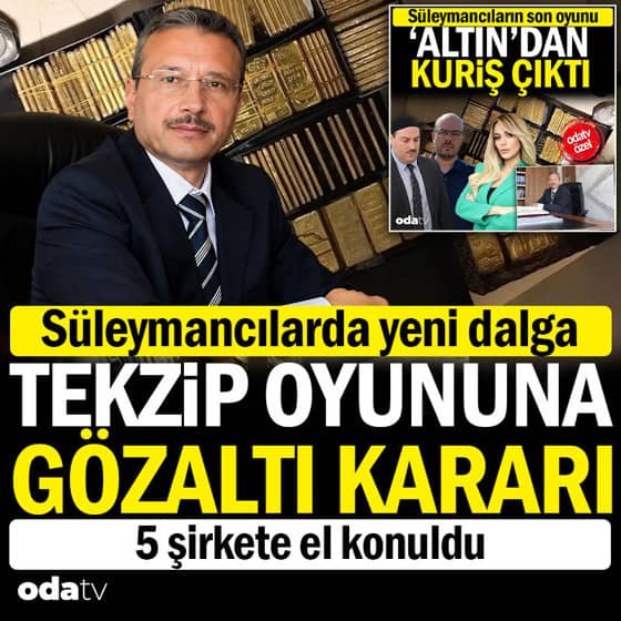 Süleymancılar operasyonunda yeni dalga... İrfan Yılmaz'a gözaltı kararı... 5 şirkete daha el konuldu, toplam sayı 55'e yükseldi Süleymancılar operasyonunda yeni dalga... İrfan Yılmaz'a gözaltı kararı... 5 şirkete daha el konuldu, toplam sayı 55'e yükseldi