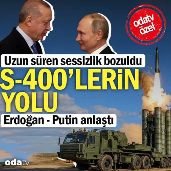 Uzun süren sessizlik bozuldu... Erdoğan - Putin anlaştı: S-400'lerin yolu Uzun süren sessizlik bozuldu... Erdoğan - Putin anlaştı: S-400'lerin yolu