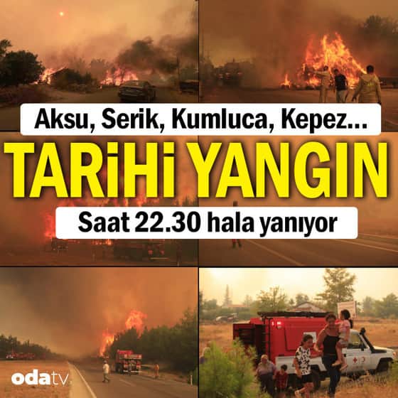 İkinci gün: Antalya'da alevler sönmüyor İkinci gün: Antalya'da alevler sönmüyor