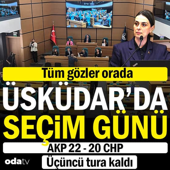 Üsküdar Belediyesi'nde seçim günü... Başkan Vekili bugün belli olacak Üsküdar Belediyesi'nde seçim günü... Başkan Vekili bugün belli olacak