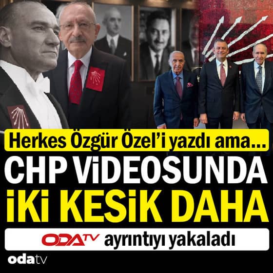 Herkes Özgür Özel'i yazdı ama... CHP’nin 9 Eylül videosunda bir değil üç başkan yok Herkes Özgür Özel'i yazdı ama... CHP’nin 9 Eylül videosunda bir değil üç başkan yok