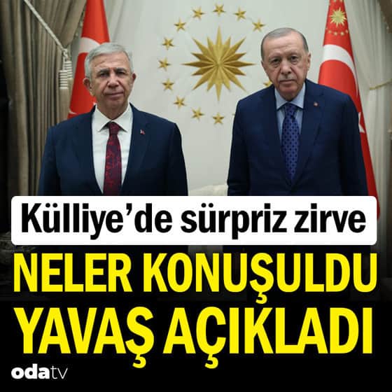 Erdoğan Mansur Yavaş ile görüştü Erdoğan Mansur Yavaş ile görüştü