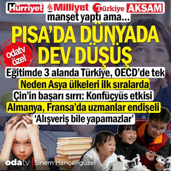 Türkiye'den PISA'da başarı... Dünyada dev düşüş... Almanya, Fransa neden geriledi... İlk sıralarda niye Asya ülkeleri var Türkiye'den PISA'da başarı... Dünyada dev düşüş... Almanya, Fransa neden geriledi... İlk sıralarda niye Asya ülkeleri var