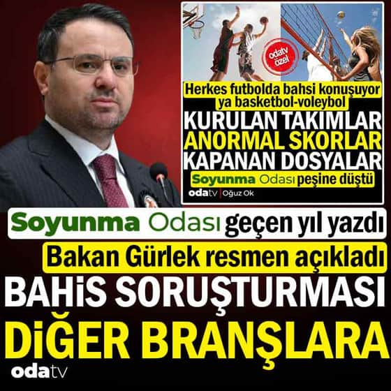 Odatv geçen yıl dikkat çekti: Bahis soruşturması basketbola uzanıyor Odatv geçen yıl dikkat çekti: Bahis soruşturması basketbola uzanıyor