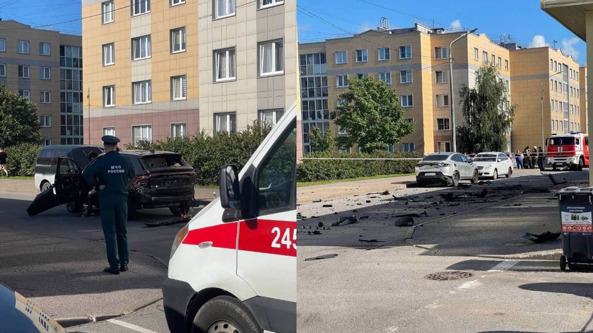 Rusya’nın St. Petersburg kentinde patlama: Araç infilak etti, Rus yarbay öldü Rusya’nın St. Petersburg kentinde patlama: Araç infilak etti, Rus yarbay öldü