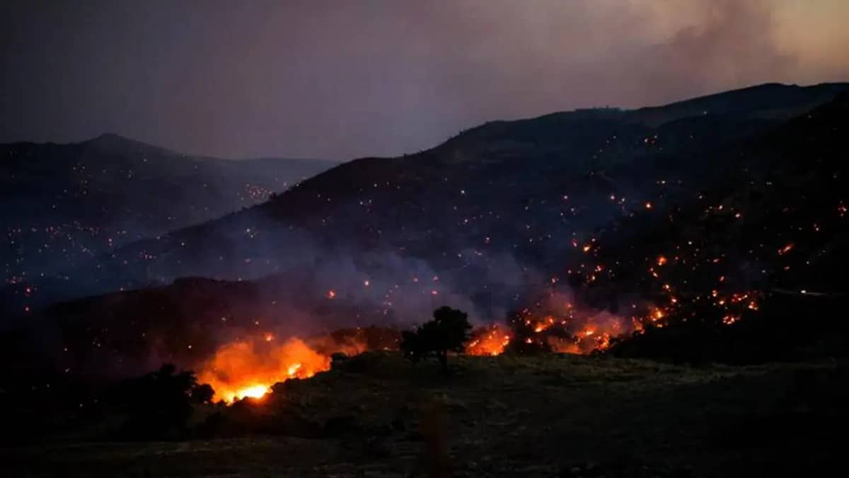 Yunanistan’da peş peşe orman yangınları Yunanistan’da peş peşe orman yangınları
