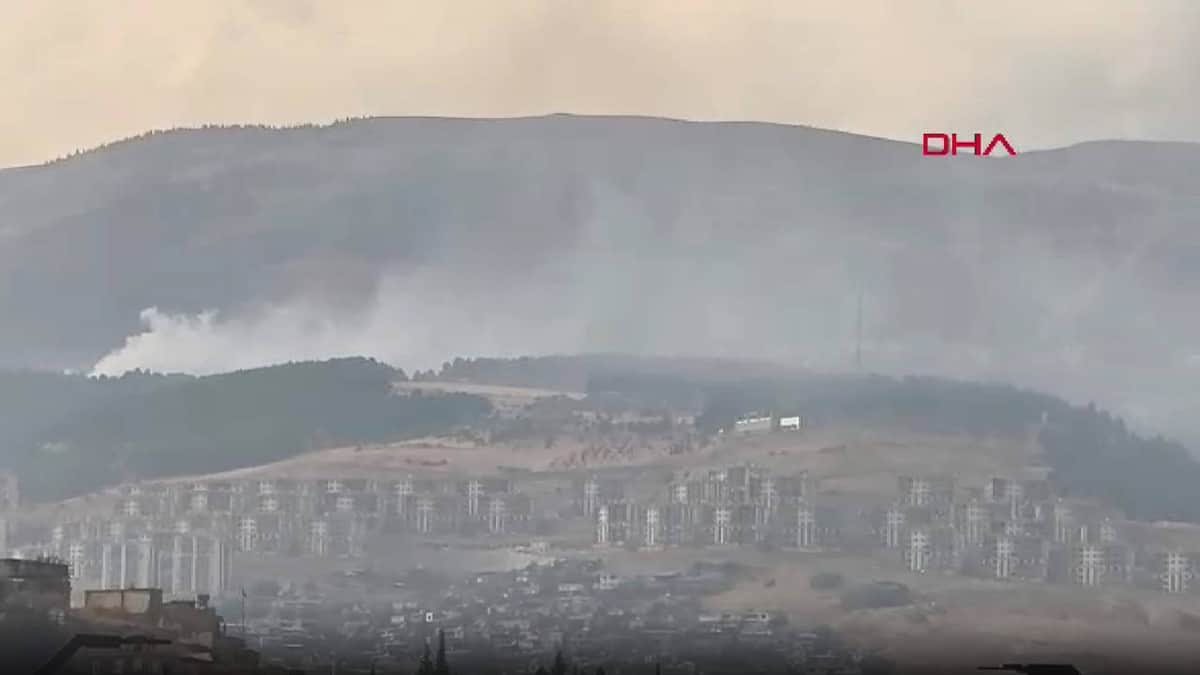 Kahramanmaraş'ta orman yangını: Ekipler müdahale ediyor Kahramanmaraş'ta orman yangını: Ekipler müdahale ediyor
