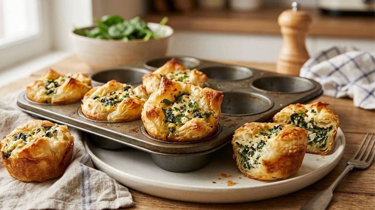 Çay saatlerinin yeni favorisi: Muffin börek tarifi Çay saatlerinin yeni favorisi: Muffin börek tarifi