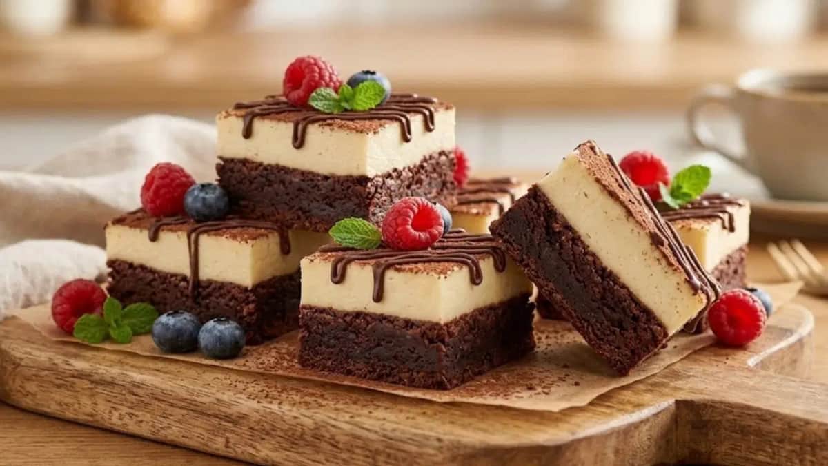 Sosyal medyayı sallamaya aday: Altı yoğun Brownıe, üstü ipeksi Cheesecake Sosyal medyayı sallamaya aday: Altı yoğun Brownıe, üstü ipeksi Cheesecake