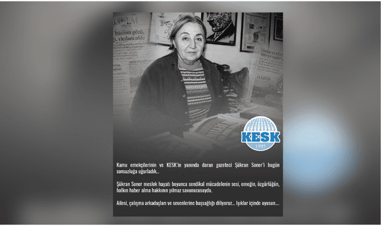 "Sendikal mücadelenin sesi, halkın haber alma hakkının yılmaz savunucusuydu" "Sendikal mücadelenin sesi, halkın haber alma hakkının yılmaz savunucusuydu"