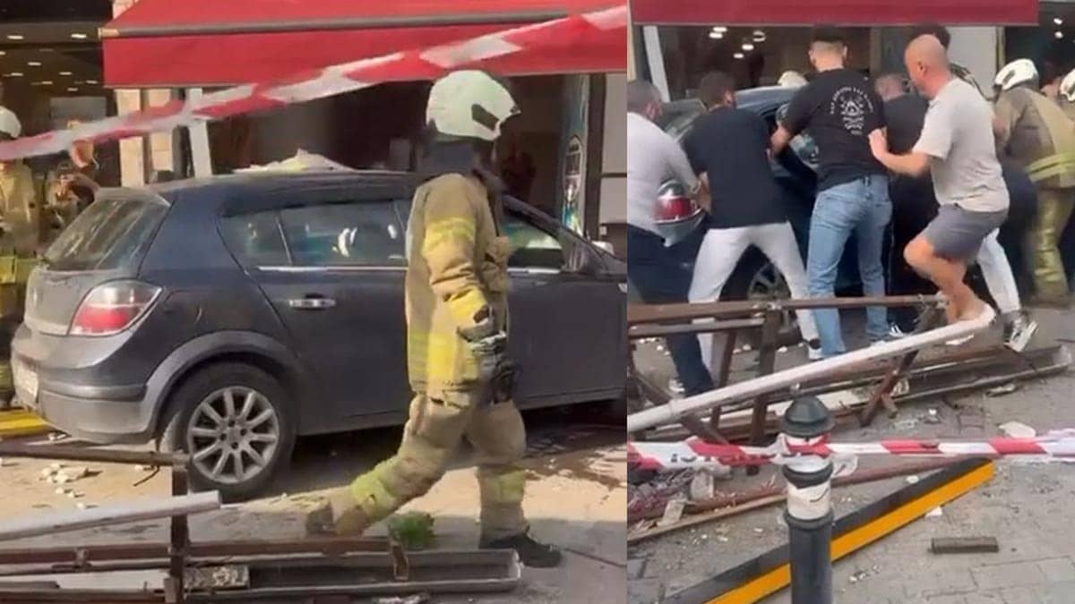 Beykoz’da otomobil yayaların arasına daldı: Yaralılar var Beykoz’da otomobil yayaların arasına daldı: Yaralılar var