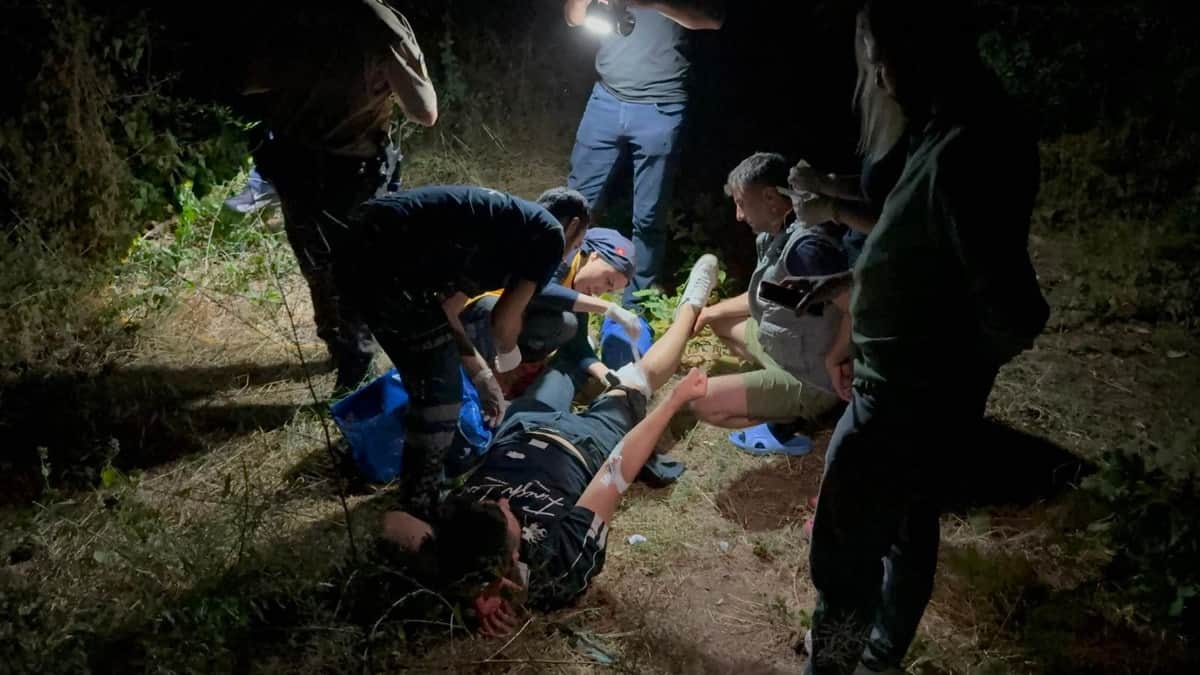 Ormana götürdükleri genci bacağından vurdular Ormana götürdükleri genci bacağından vurdular